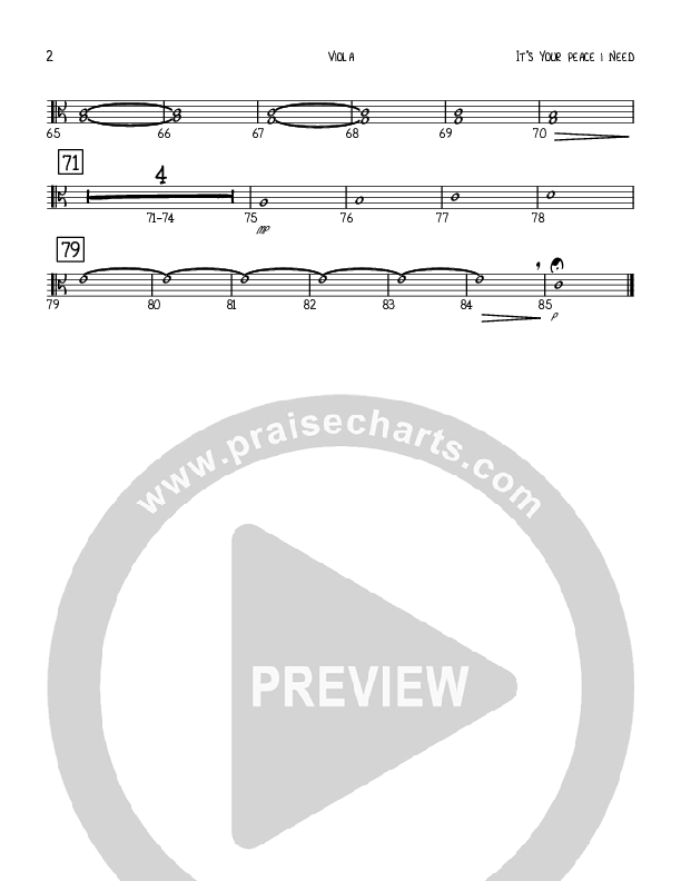 It's Your Peace I Need Viola (Robert Sterling)