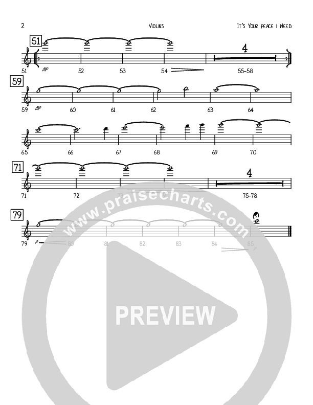 It's Your Peace I Need Violins (Robert Sterling)