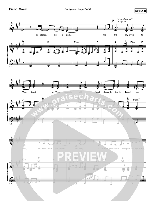 Complete Piano/Vocal (Parachute Band)