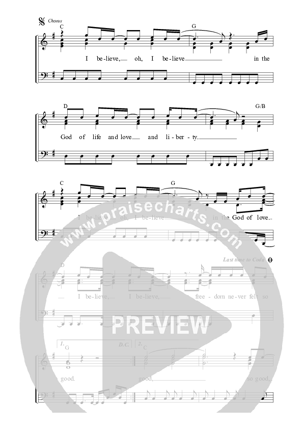 Freedom Never Felt So Good Piano Sheet (ALM:uk)