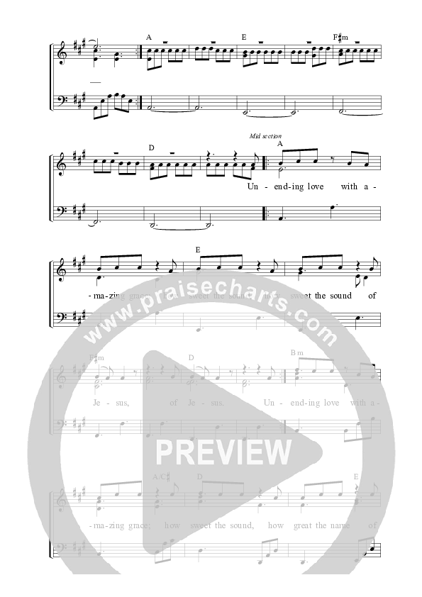 Great The Name Piano Sheet (ALM:uk)