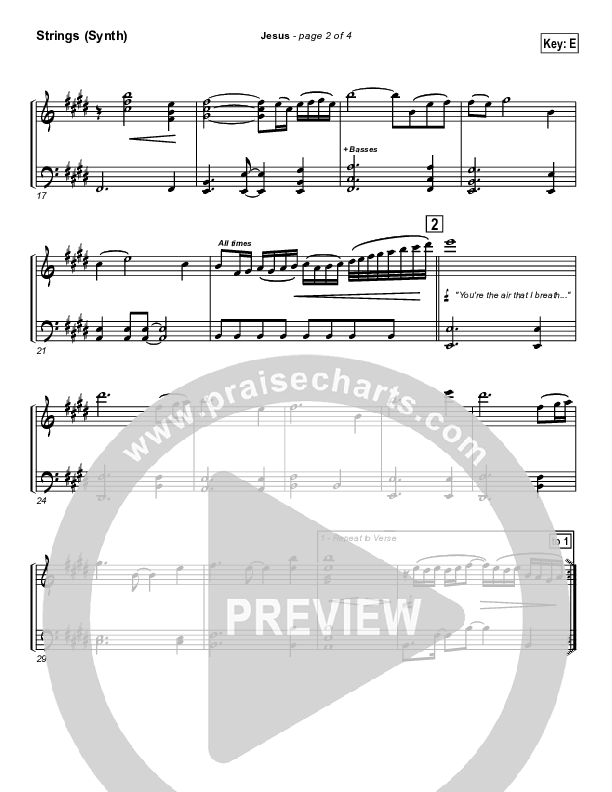 Jesus Synth Strings (Parachute Band)