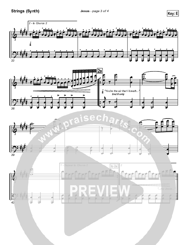 Jesus Synth Strings (Parachute Band)