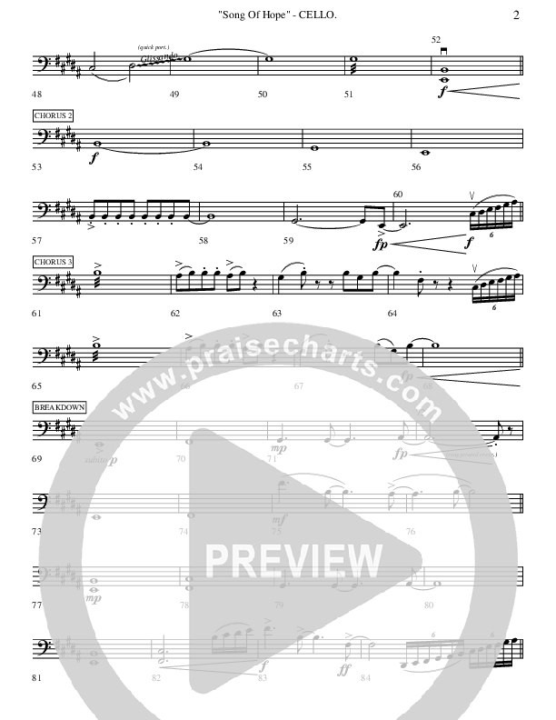 Song Of Hope Cello (Ric Flauding)