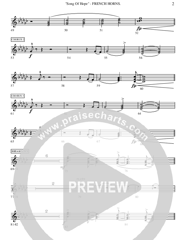 Song Of Hope French Horn (Ric Flauding)