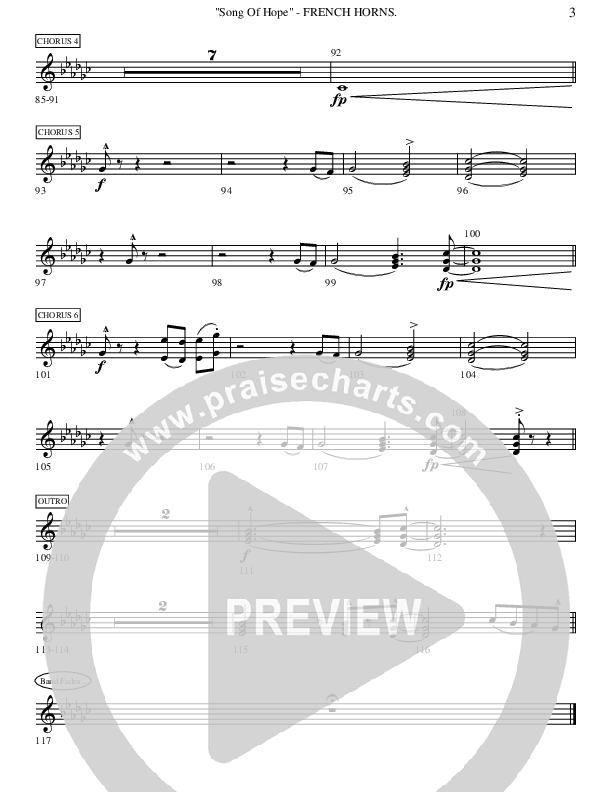 Song Of Hope French Horn (Ric Flauding)