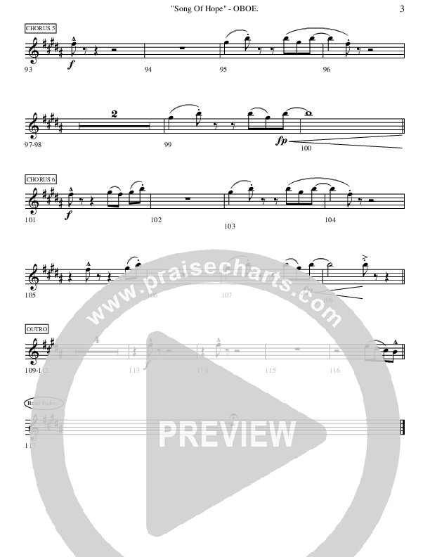 Song Of Hope Oboe (Ric Flauding)