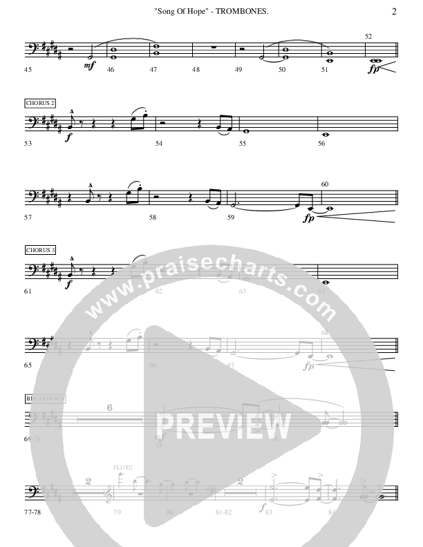Song Of Hope Trombone 1/2 (Ric Flauding)