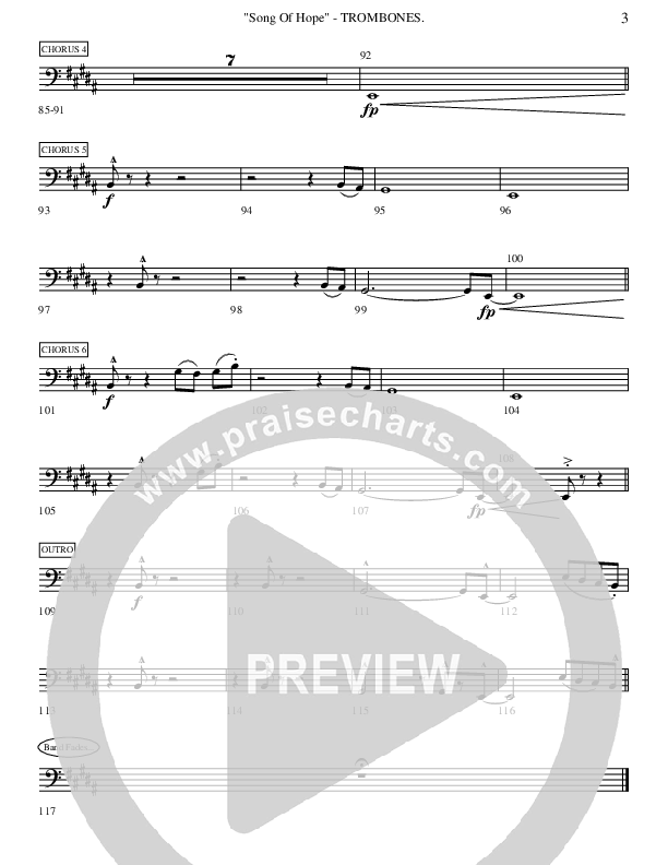 Song Of Hope Trombone 1/2 (Ric Flauding)