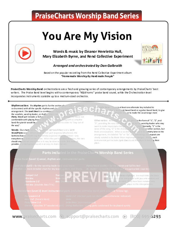 You Are My Vision Orchestration (Rend Collective)