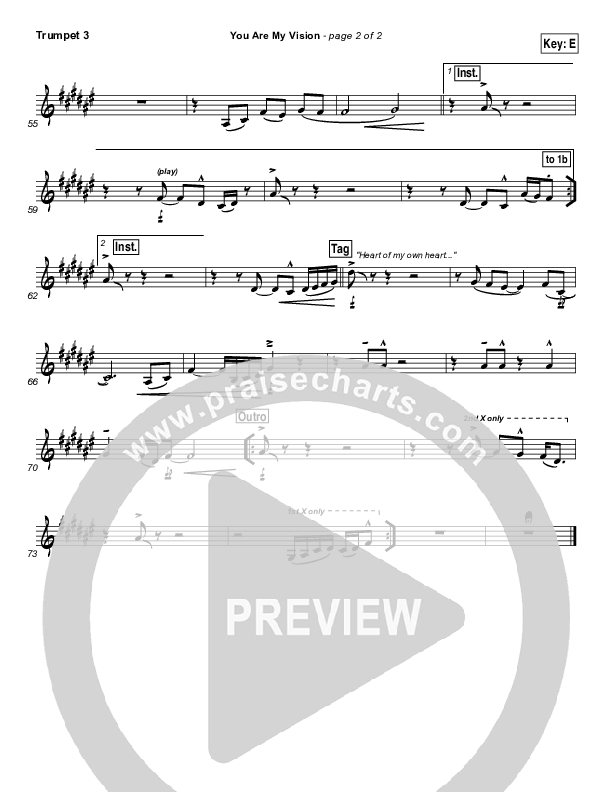 You Are My Vision Trumpet 3 (Rend Collective)