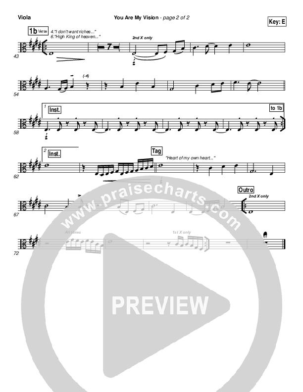 You Are My Vision Viola (Rend Collective)