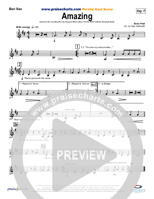 Amazing Bari Sax (Parachute Band)