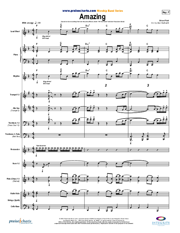 Amazing Conductor's Score (Parachute Band)