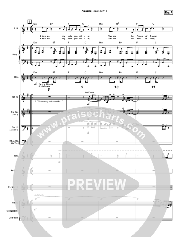 Amazing Conductor's Score (Parachute Band)