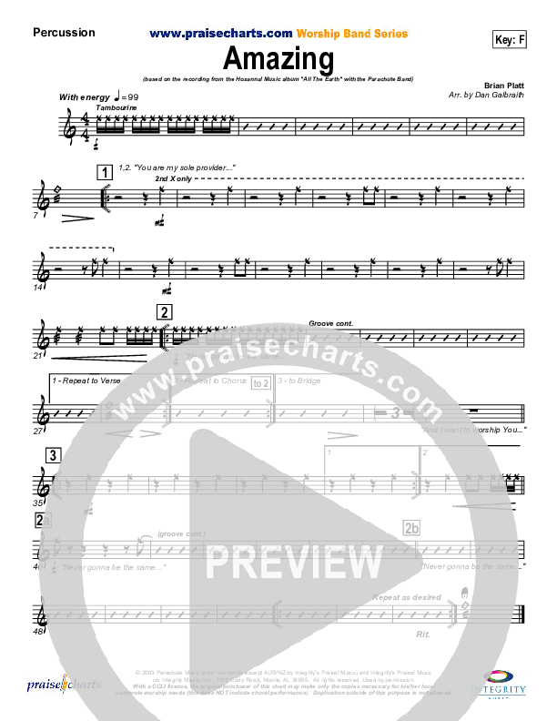 Amazing Percussion (Parachute Band)