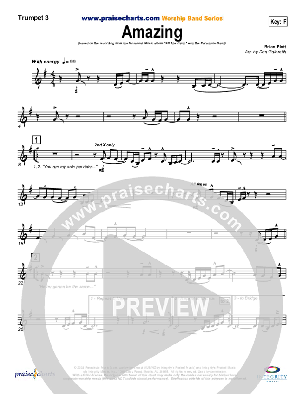 Amazing Trumpet 3 (Parachute Band)