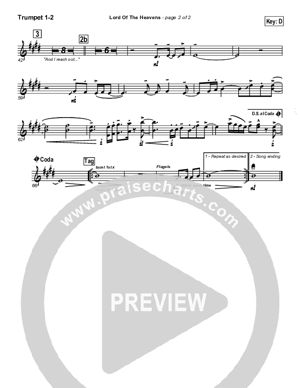 Lord Of The Heavens Trumpet 1,2 (Parachute Band)