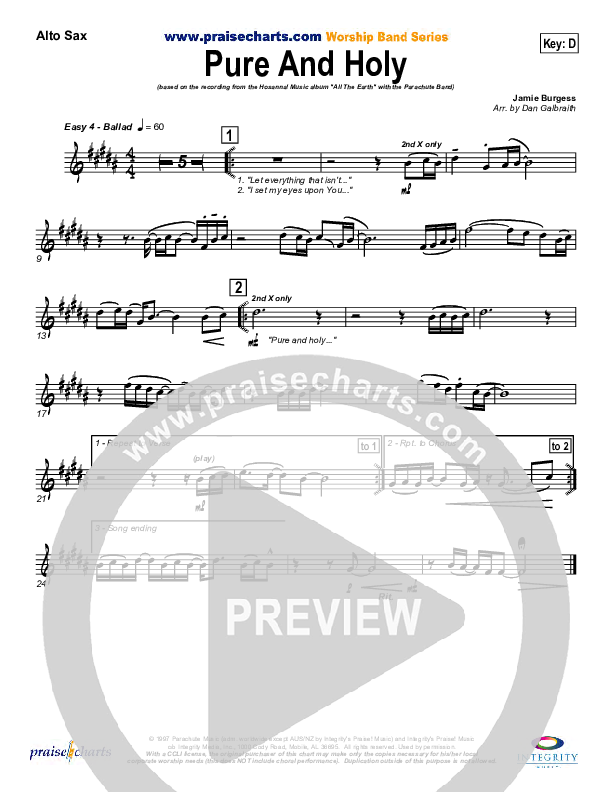 Pure And Holy Wind Pack (Parachute Band)