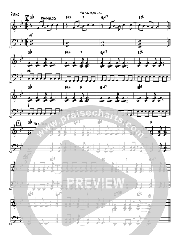 The Same Love Piano Sheet (Brad Henderson)
