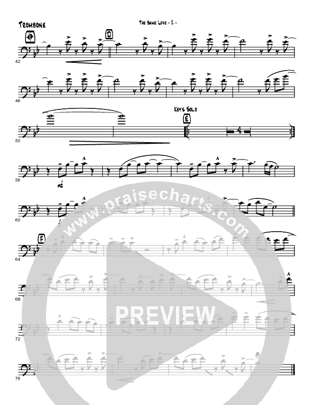 The Same Love Trombone (Brad Henderson)