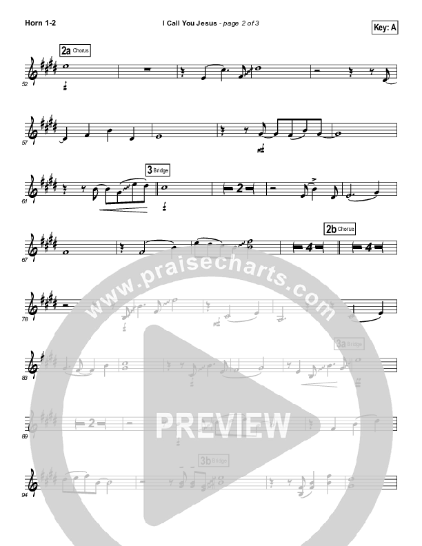 I Call You Jesus Brass Pack (Israel Houghton)