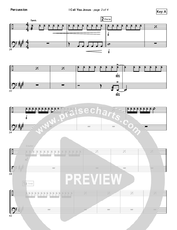 I Call You Jesus Percussion (Israel Houghton)