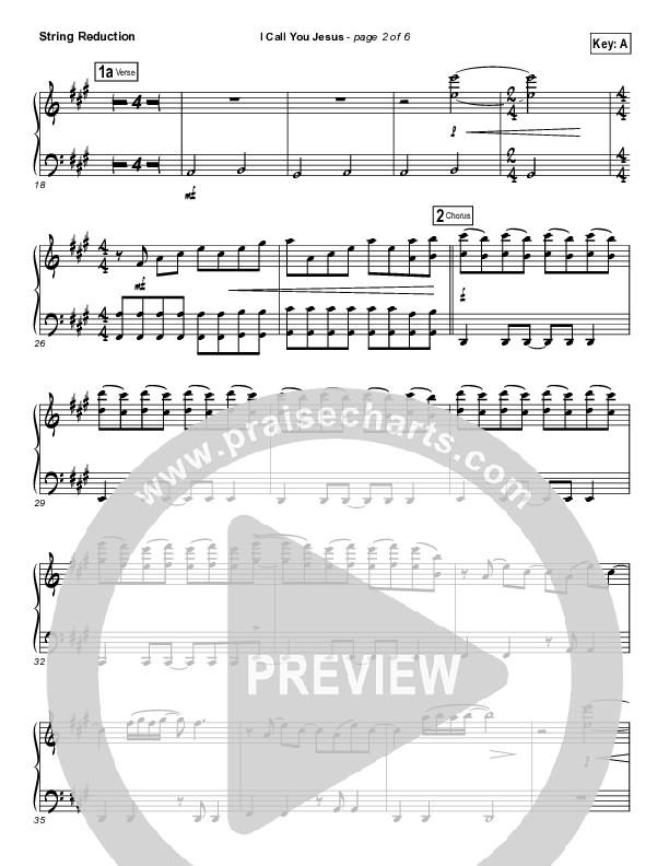 I Call You Jesus String Pack (Israel Houghton)