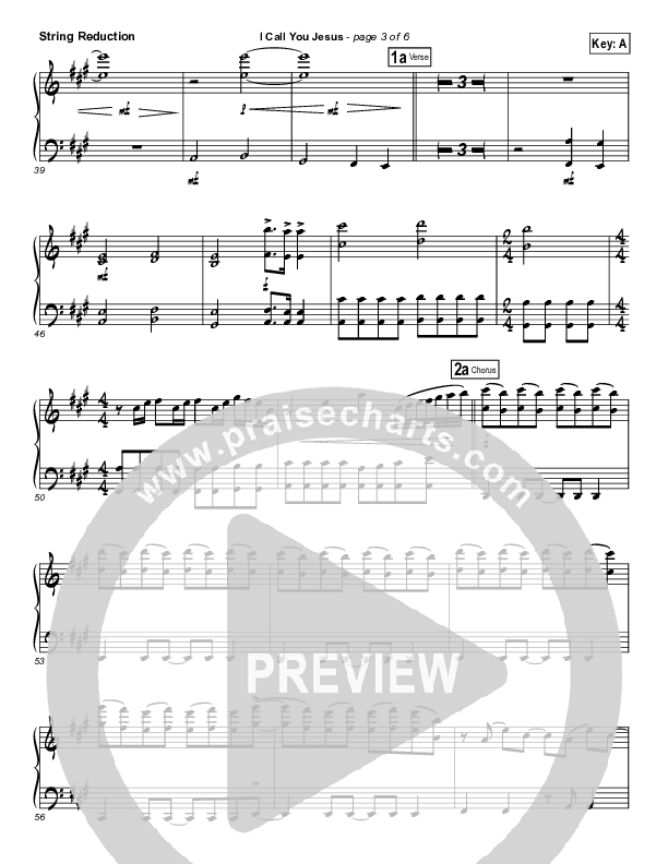 I Call You Jesus String Pack (Israel Houghton)