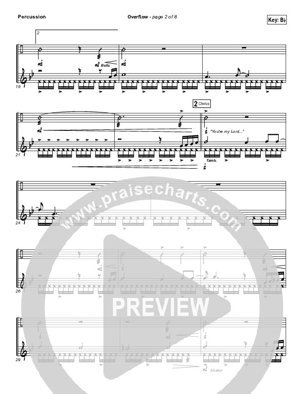 Overflow Percussion (Israel Houghton)