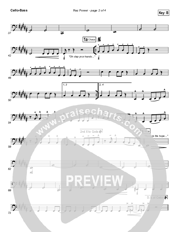 Rez Power Cello/Bass (Israel Houghton)