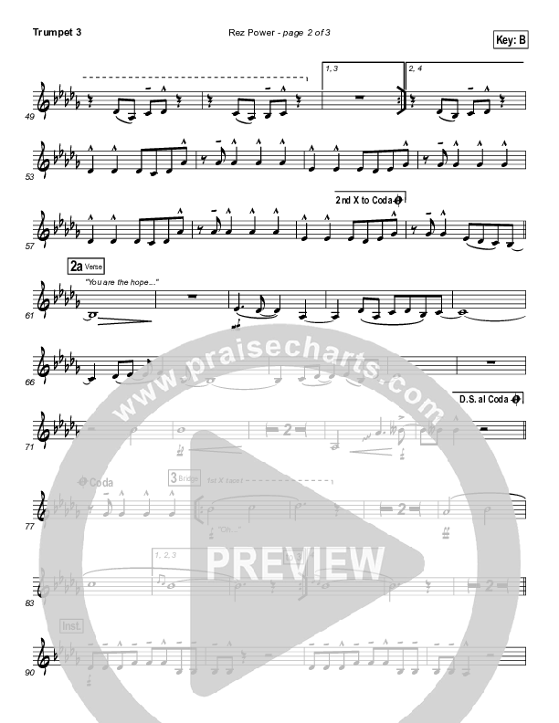 Rez Power Trumpet 3 (Israel Houghton)