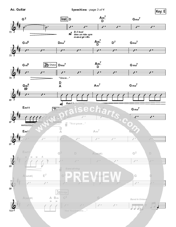 Speechless Acoustic Guitar (Israel Houghton)