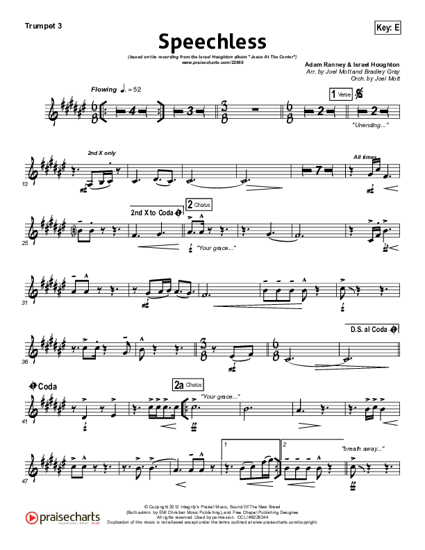 Speechless Trumpet 3 (Israel Houghton)