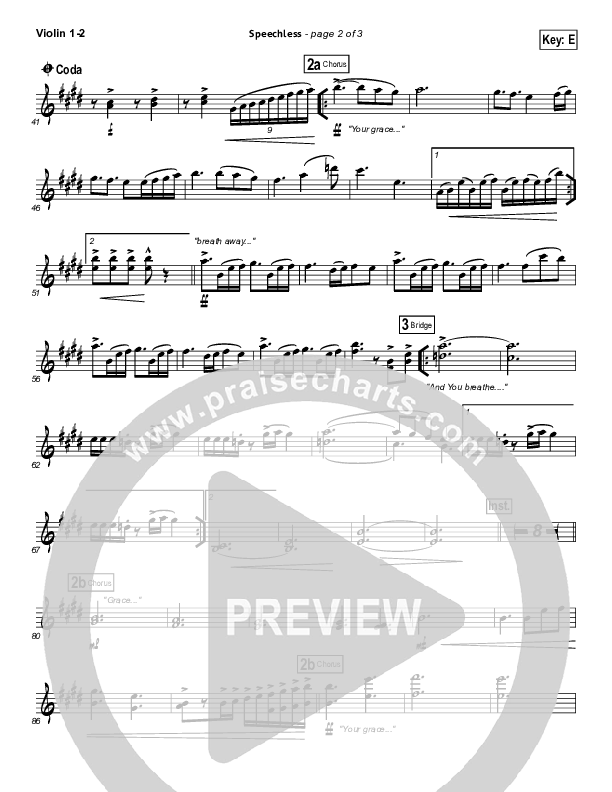 Speechless Violin 1/2 (Israel Houghton)