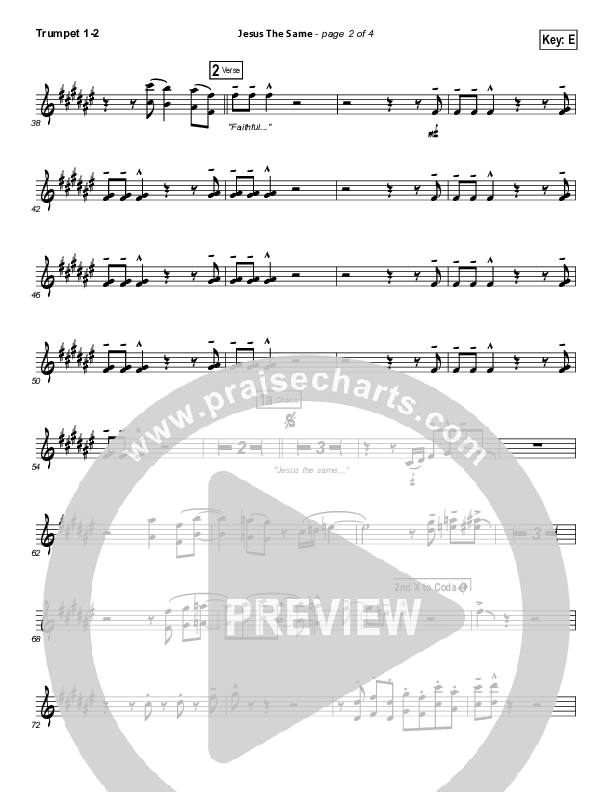 Jesus The Same Trumpet 1,2 (Israel Houghton)