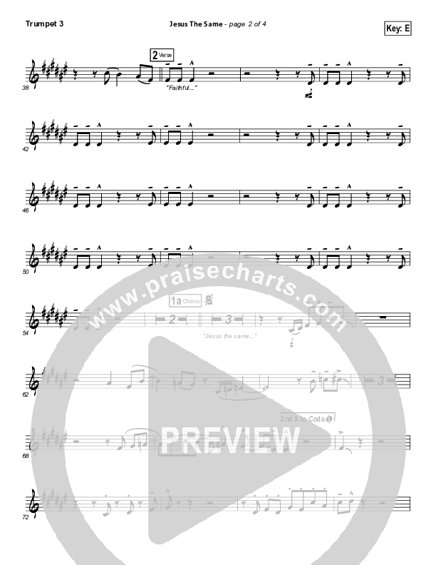 Jesus The Same Trumpet 3 (Israel Houghton)