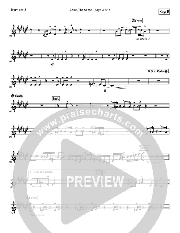 Jesus The Same Trumpet 3 (Israel Houghton)