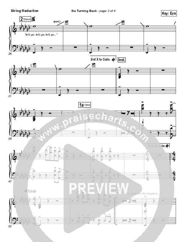 No Turning Back Synth Strings (Israel Houghton)