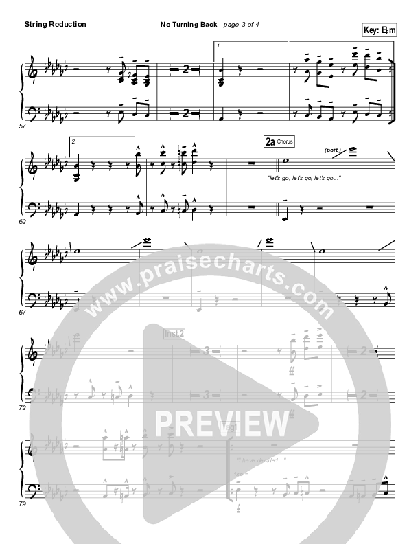 No Turning Back Synth Strings (Israel Houghton)
