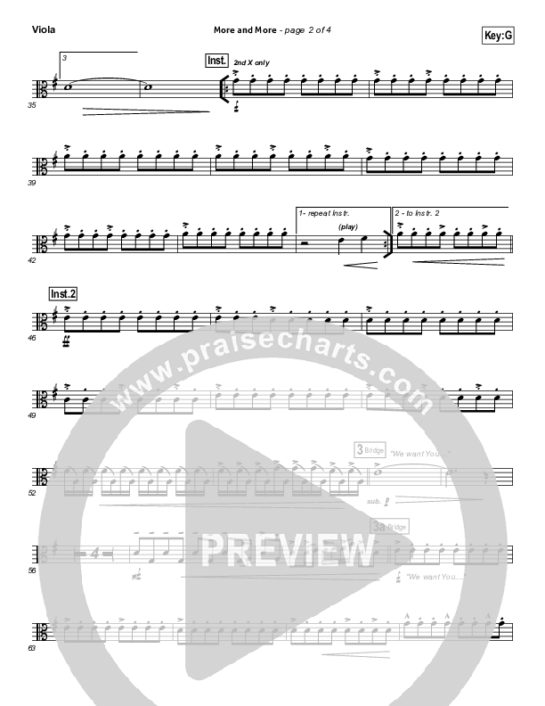 More And More Viola (Israel Houghton)