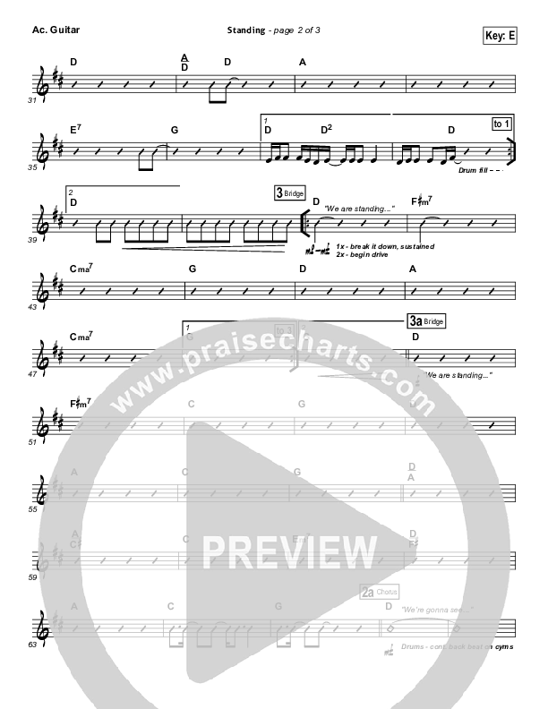 Standing Acoustic Guitar (Covenant Worship)