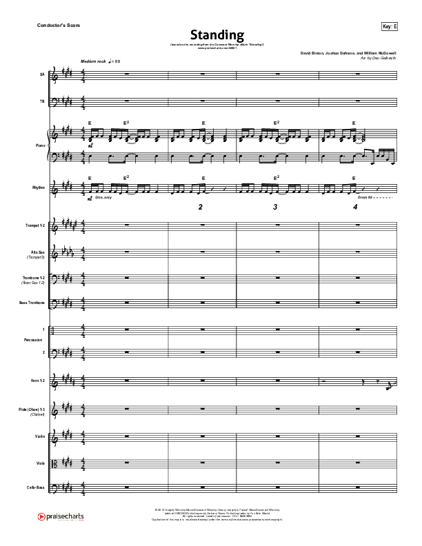 Standing Conductor's Score (Covenant Worship)