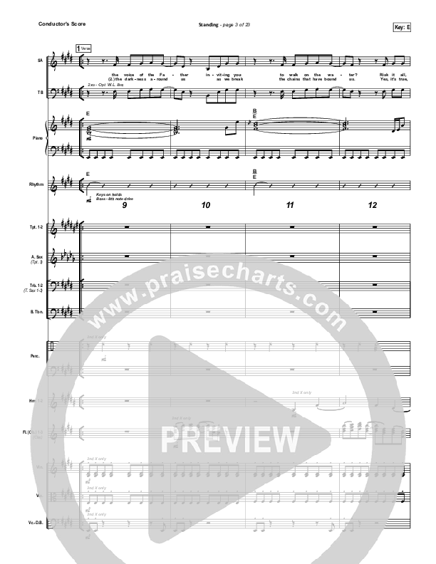 Standing Conductor's Score (Covenant Worship)