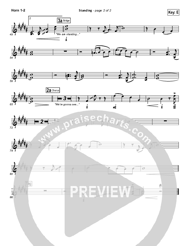 Standing French Horn 1/2 (Covenant Worship)