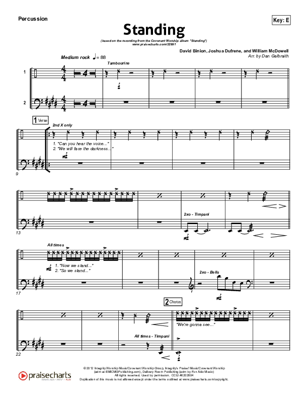 Standing Percussion (Covenant Worship)