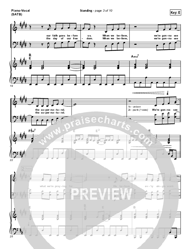 Standing Piano/Vocal & Lead (Covenant Worship)