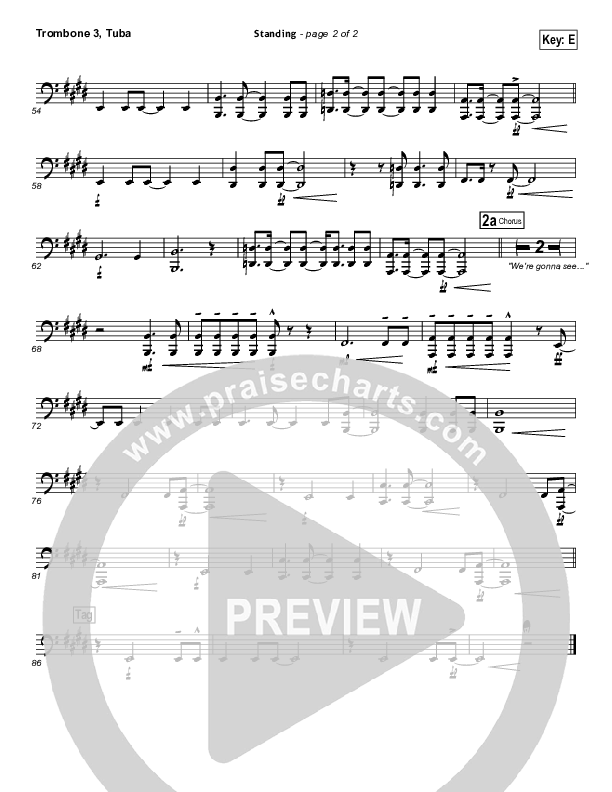 Standing Trombone 3/Tuba (Covenant Worship)
