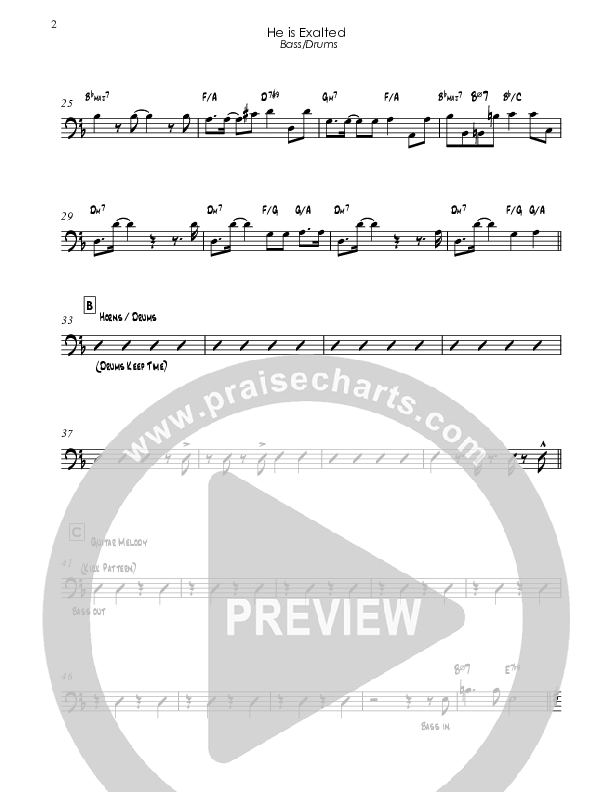 He Is Exalted (Instrumental) Drum Set (Good Jazz Series)