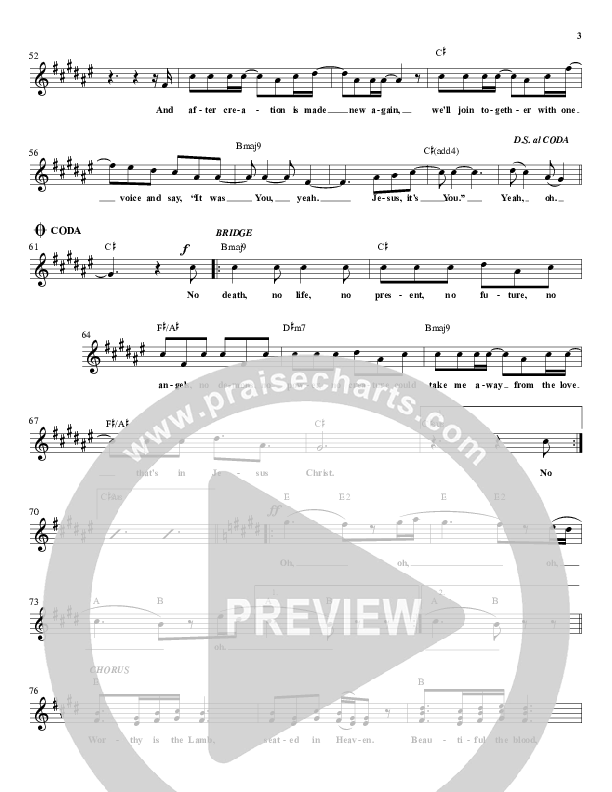 Forgiven Forever Lead Sheet (Brothers McClurg)
